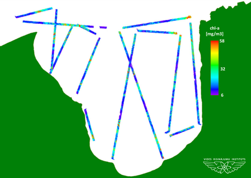 Chlorophyll concentration in the Baltic Sea