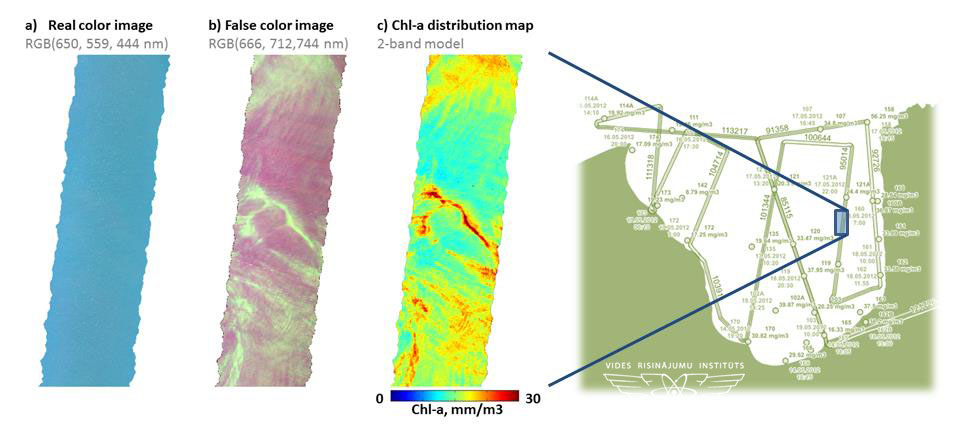Chlorophyll concentration in the Baltic Sea